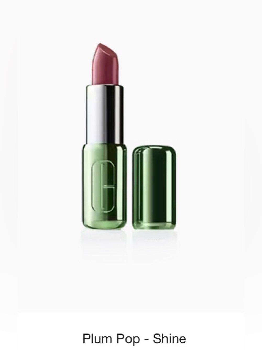 Clinique 14 Plum Pop Shine Pop Longwear Lipstick Full Size New in Box